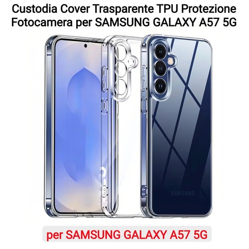 Custodia cover trasparente tpu - custodia,